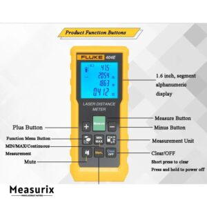 Fluke 404E Laser Distance Meter - Image 3
