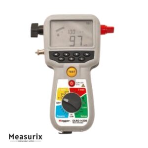Megger DLRO-H200 Handheld 200 A Micro-Ohmmeter