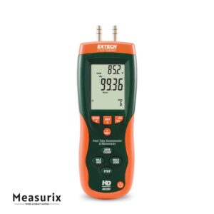 Extech HD350 Pitot Tube Anemometer + Differential Manometer