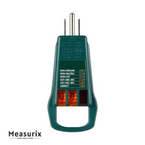Extech ET16 Receptacle Tester for Type B Electrical Outlets - Image 2