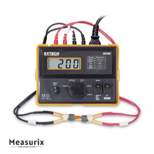 Extech 380465 Kelvin Clip Test Lead Set