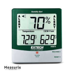 Extech 445814 Hygro-Thermometer with Humidity Alert and Dew Point