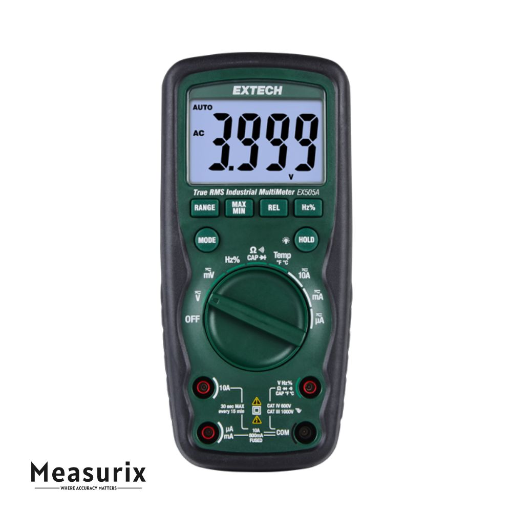 Extech Instruments True Rms Multimeter 470 Extech EX505A Heavy-Duty True RMS Industrial Multimeter - Measuring ...