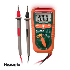 Extech DM220 Mini Pocket MultiMeter with Non-Contact Voltage Detector - Image 1